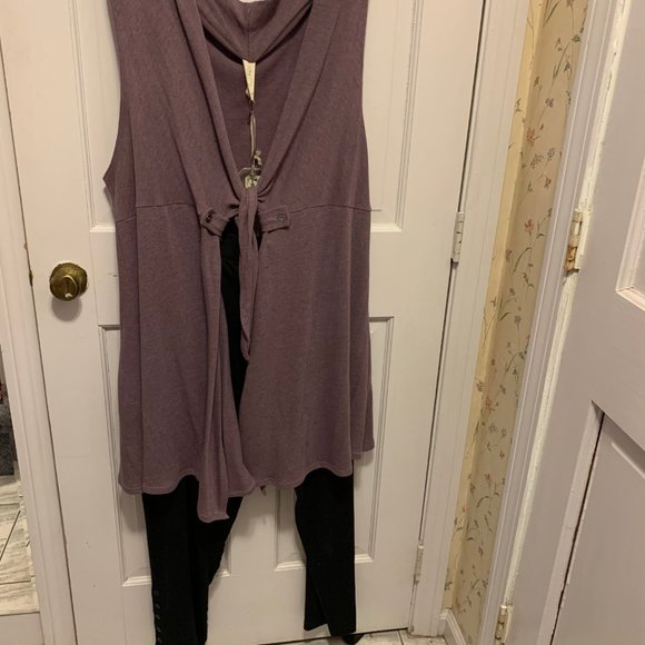 Chalet Jackets & Blazers - Chalet Plus Size Two piece Vest and Legging-3X